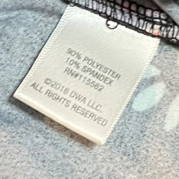 Legging Trolls Black with bright flowers Size 5 - Picture 6 of 6